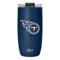 NFL Voyager Tumbler with Clear Flip Lid & Straw