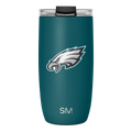 NFL Voyager Tumbler with Clear Flip Lid & Straw