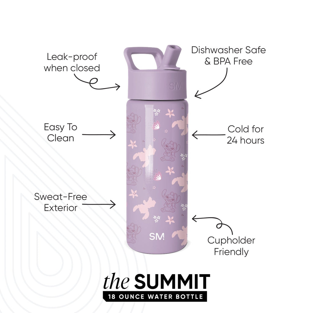 Summit Kids Water Bottle with Straw Lid