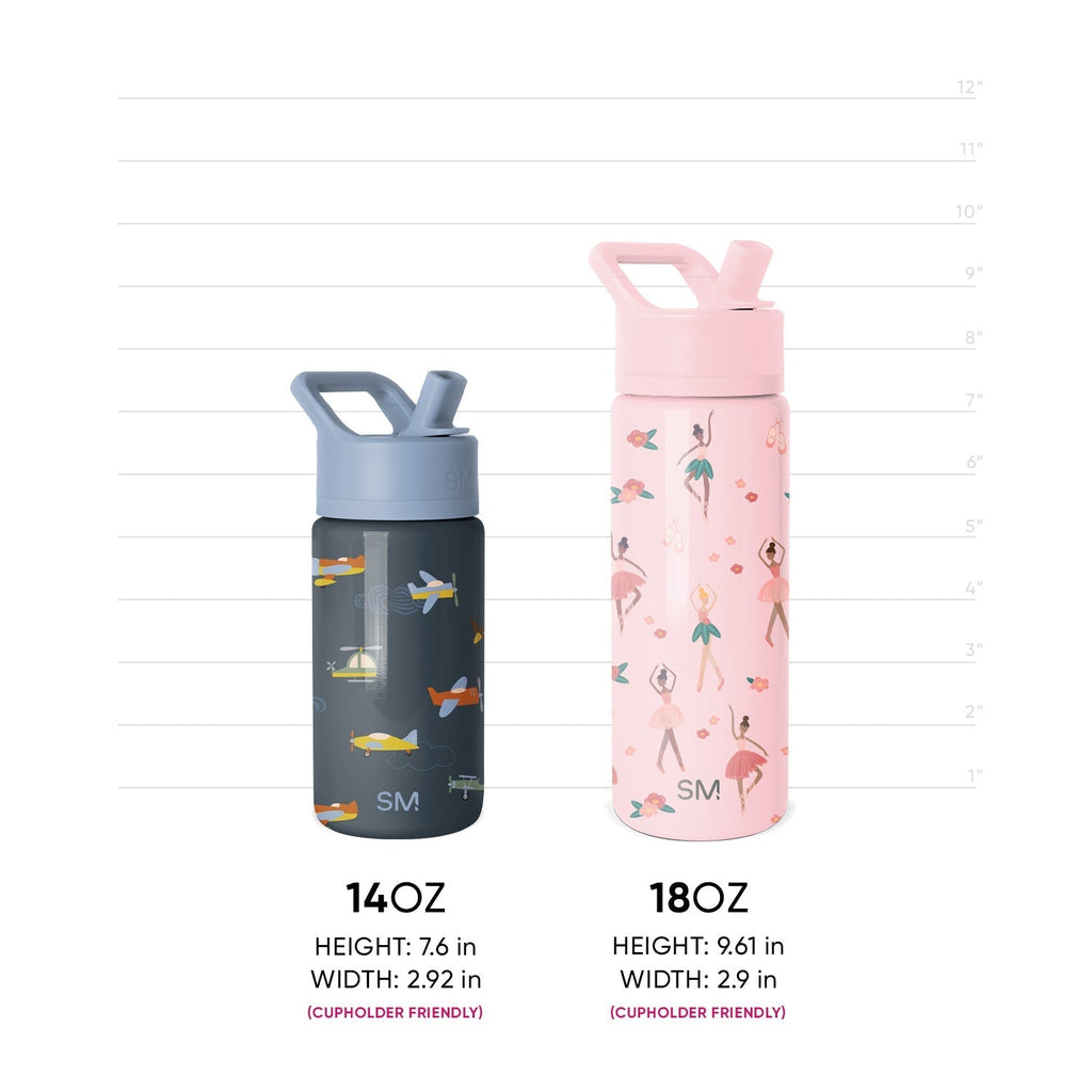 Summit Water Bottle with Straw Lid