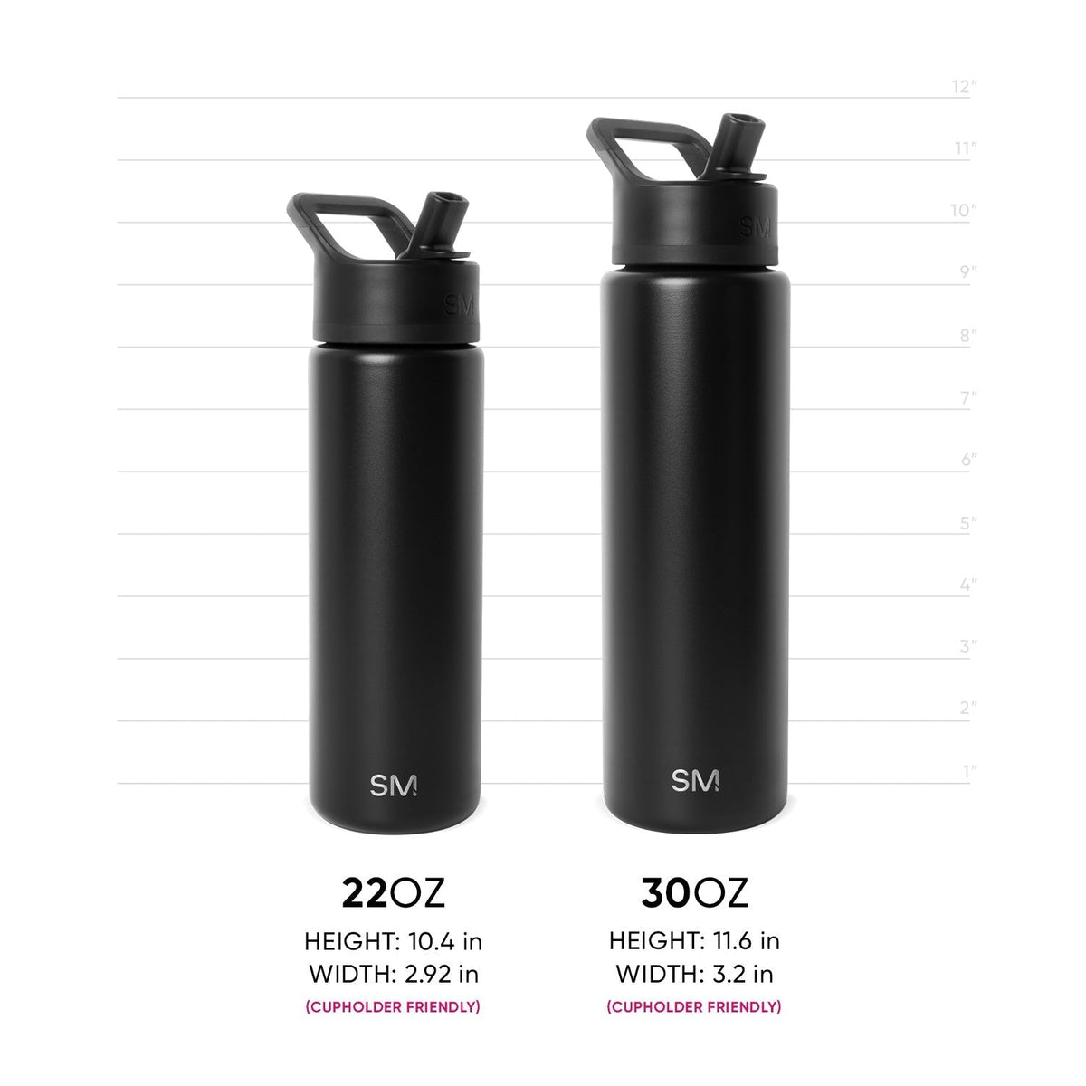 Summit Water Bottle with Straw Lid