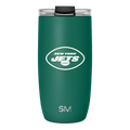 NFL Voyager Tumbler with Clear Flip Lid & Straw