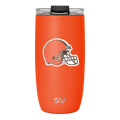 NFL Voyager Tumbler with Clear Flip Lid & Straw