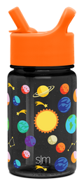 Summit Kids Plastic Water Bottle with Straw Lid